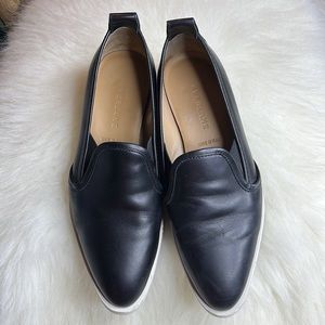Everlane black woman's slipon loafers size 6